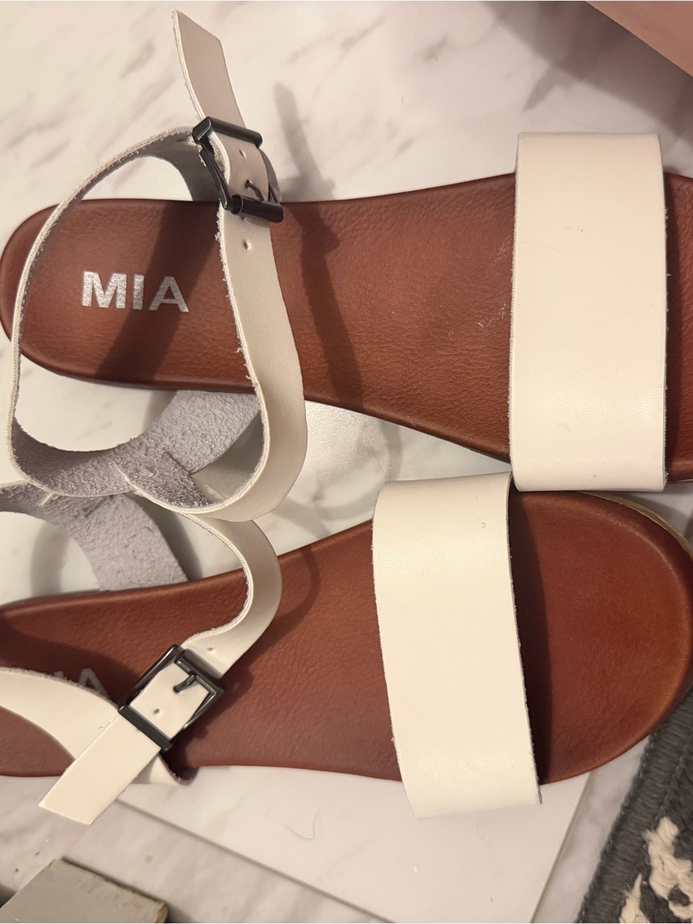 MIA White Karina Sandal